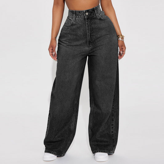 The High-Waist Straight Leg Jeans That Finally Make Your Outfit Make Sense 👖✨