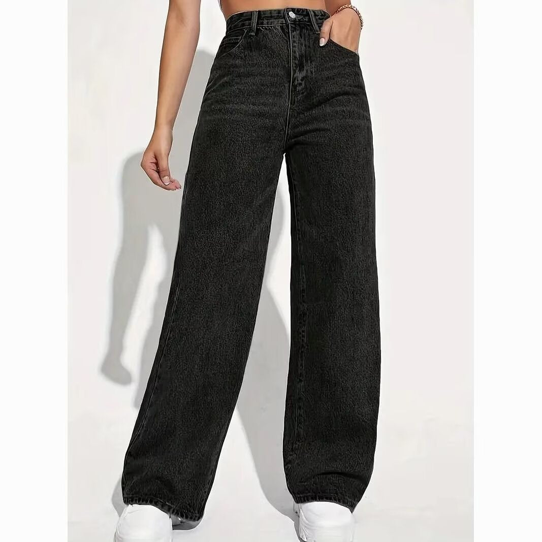 High Waist Straight Leg Jeans That Make Every Outfit Look Intentional 👖✨ (Clean Girl Era)