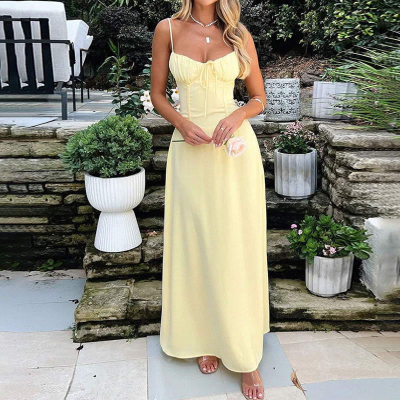 This Lace-Up Slip Dress Has Everyone Asking "Where Did You Get That?" 😍✨