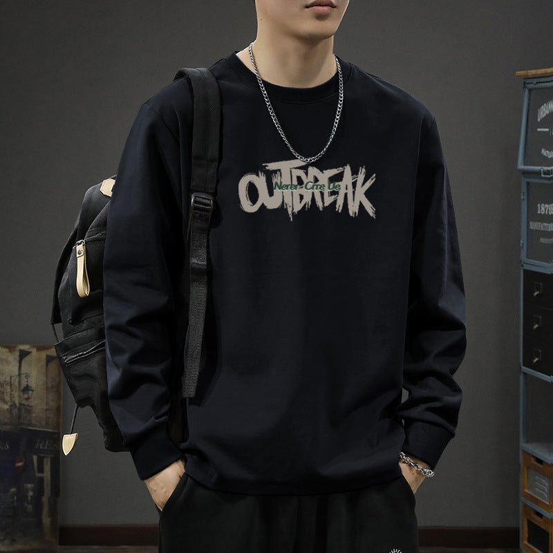 Men's Heavyweight Cotton Long Sleeve T-Shirt