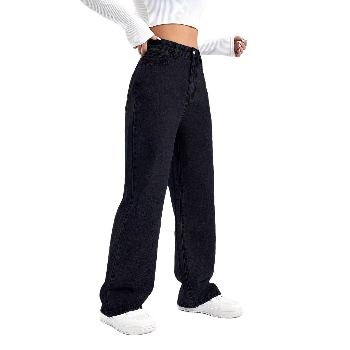 High Waist Straight Leg Jeans That Make Every Outfit Look Intentional 👖✨ (Clean Girl Era)