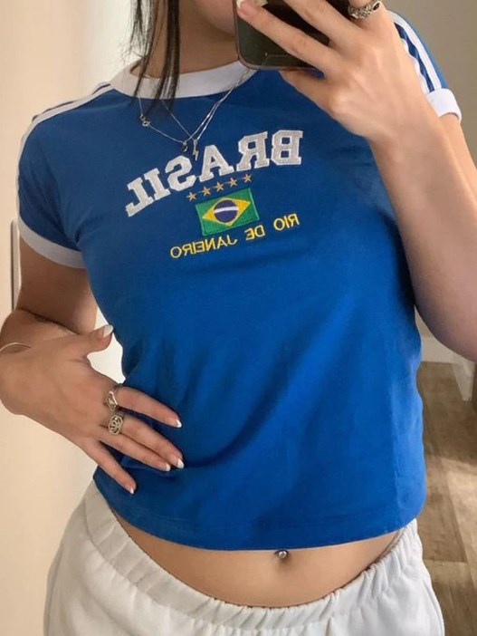 A Tee With YOUR Initial Embroidered On It? Minimalist Girl Era ACTIVATED 🔤✨