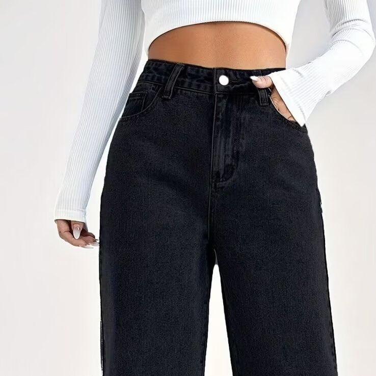 High Waist Straight Leg Jeans That Make Every Outfit Look Intentional 👖✨ (Clean Girl Era)
